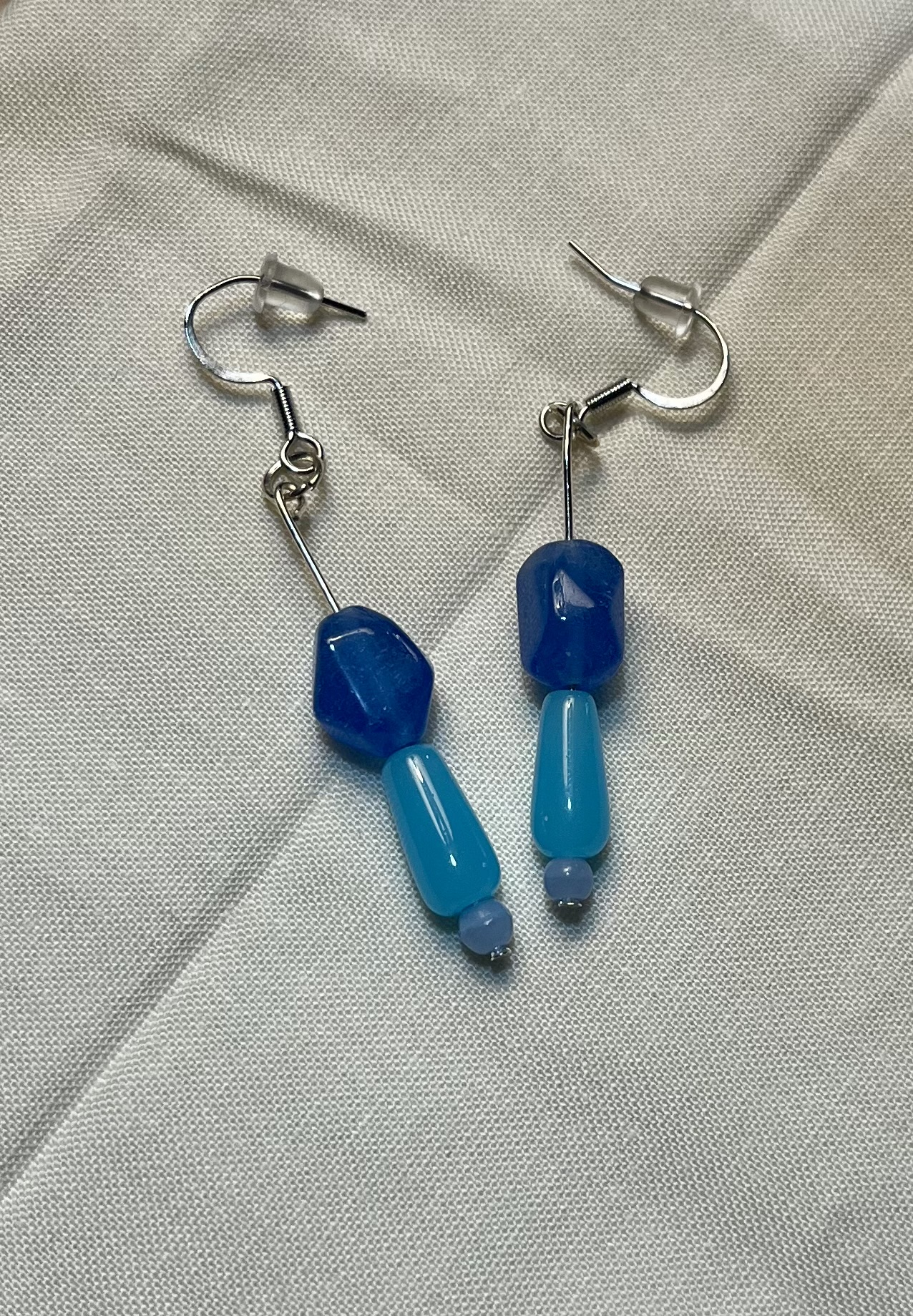MonochromeBlueHook_Earrings